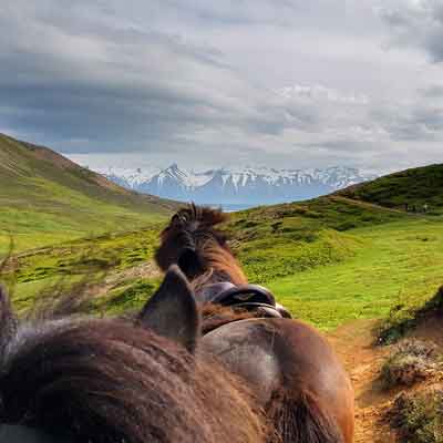Tr&ouml;llskagi:  Ausritt Tvistur